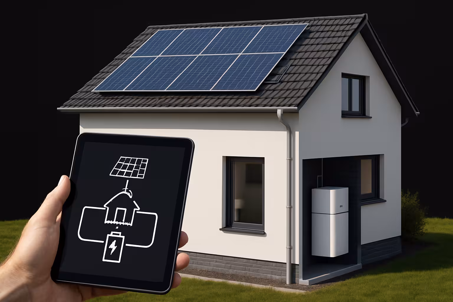 PV Anlage mit Speicher