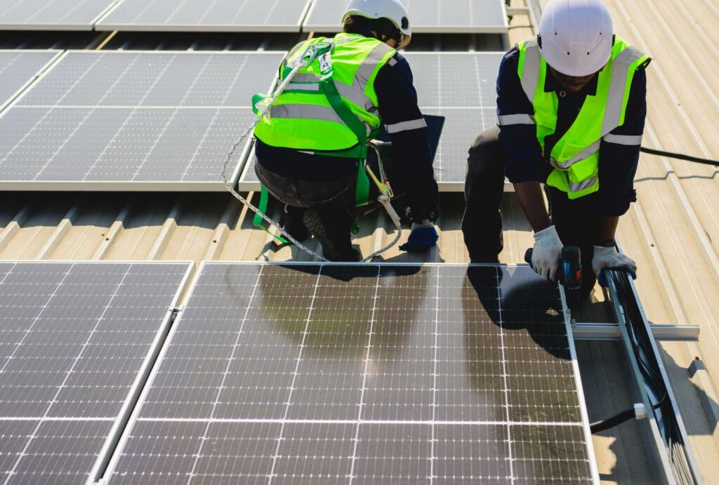Solaranlage Ahrensfelde auf einem Einfamilienhaus montiert